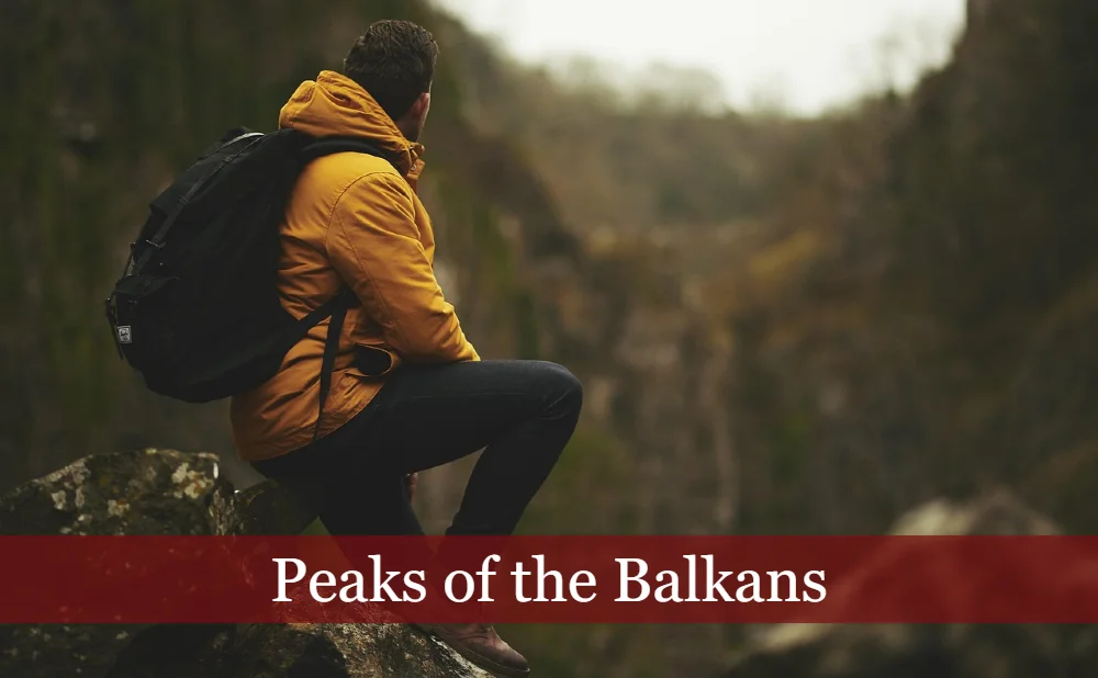 Wanderer in den Peaks of the Balkans